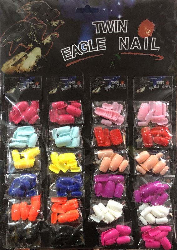 Faux Ongles Multicolor Twin Eagle Nail KJZJ071-M1